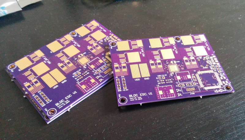 Bare PCBs from OSH Park