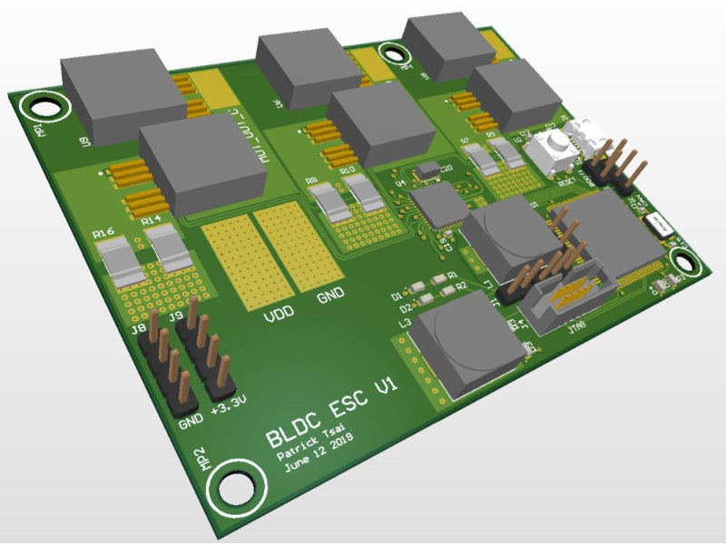 Rendering of the v1 ESC